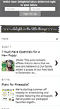 Mobile Screenshot of delightinthelittlethings.com